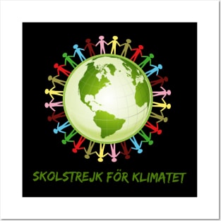 Skolstrejk för klimatet Posters and Art